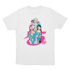 F5ve Pop Star Girls Cartoon Unisex T Shirt White