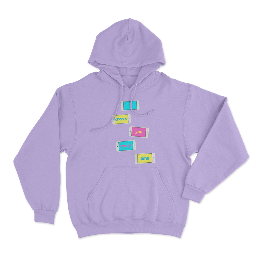 I Choose You Unisex Hoodie Purple I Choose You Unisex Hoodie Purple