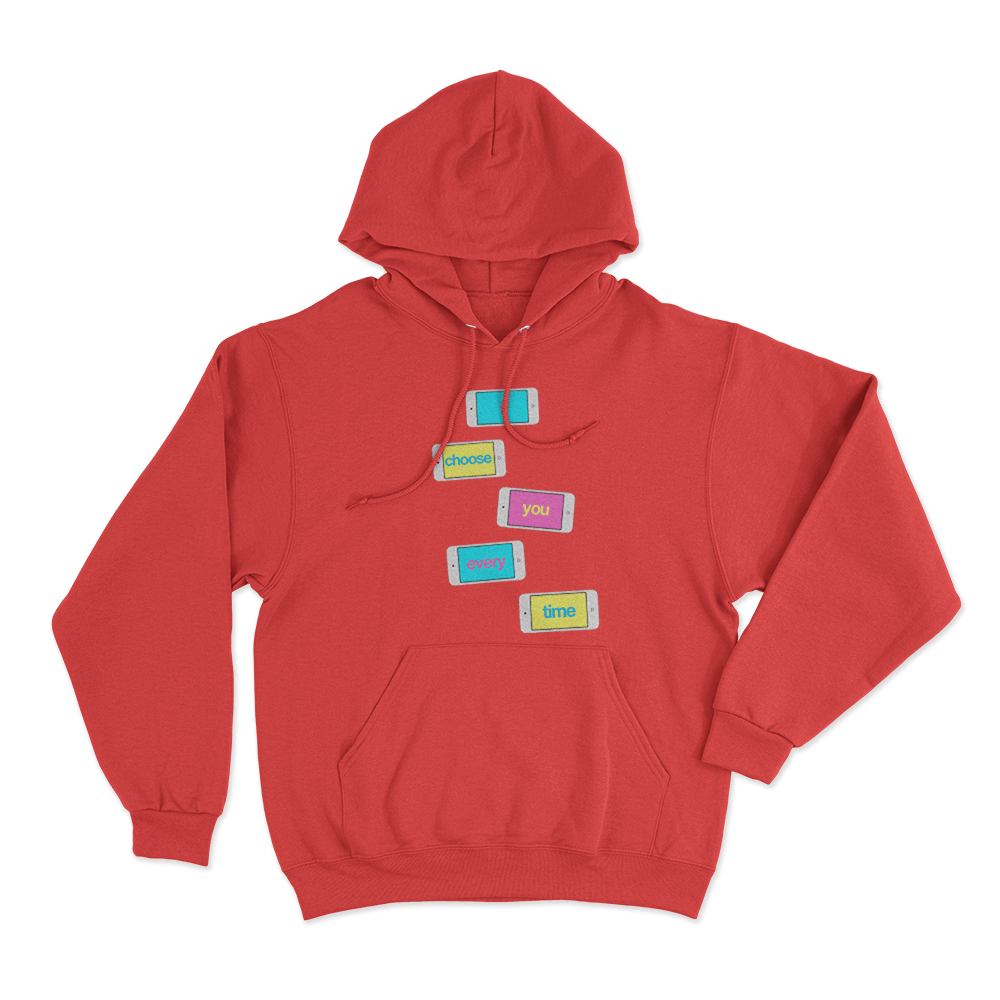I Choose You Unisex Hoodie Red I Choose You Unisex Hoodie Red
