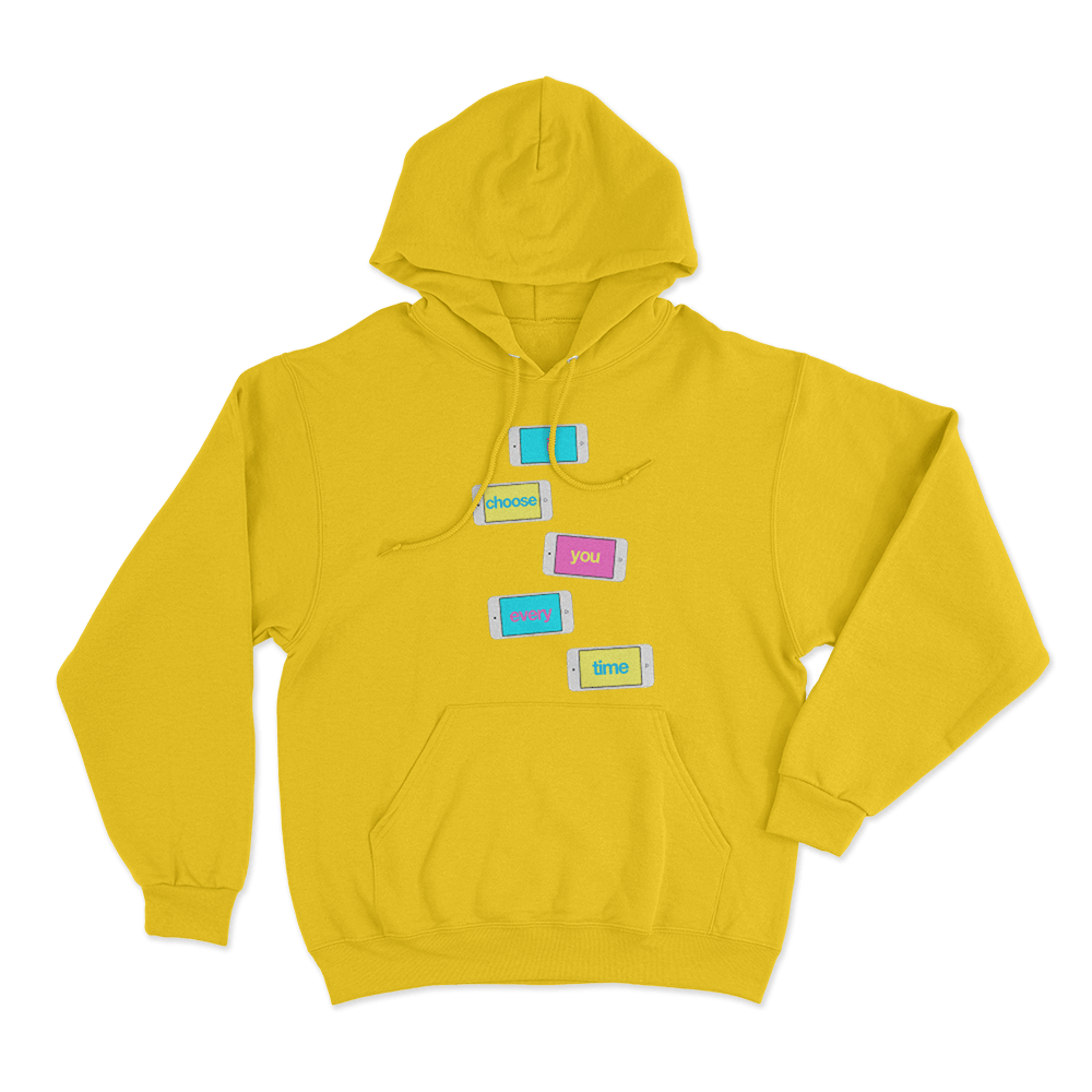 I Choose You Unisex Hoodie Yellow I Choose You Unisex Hoodie Yellow